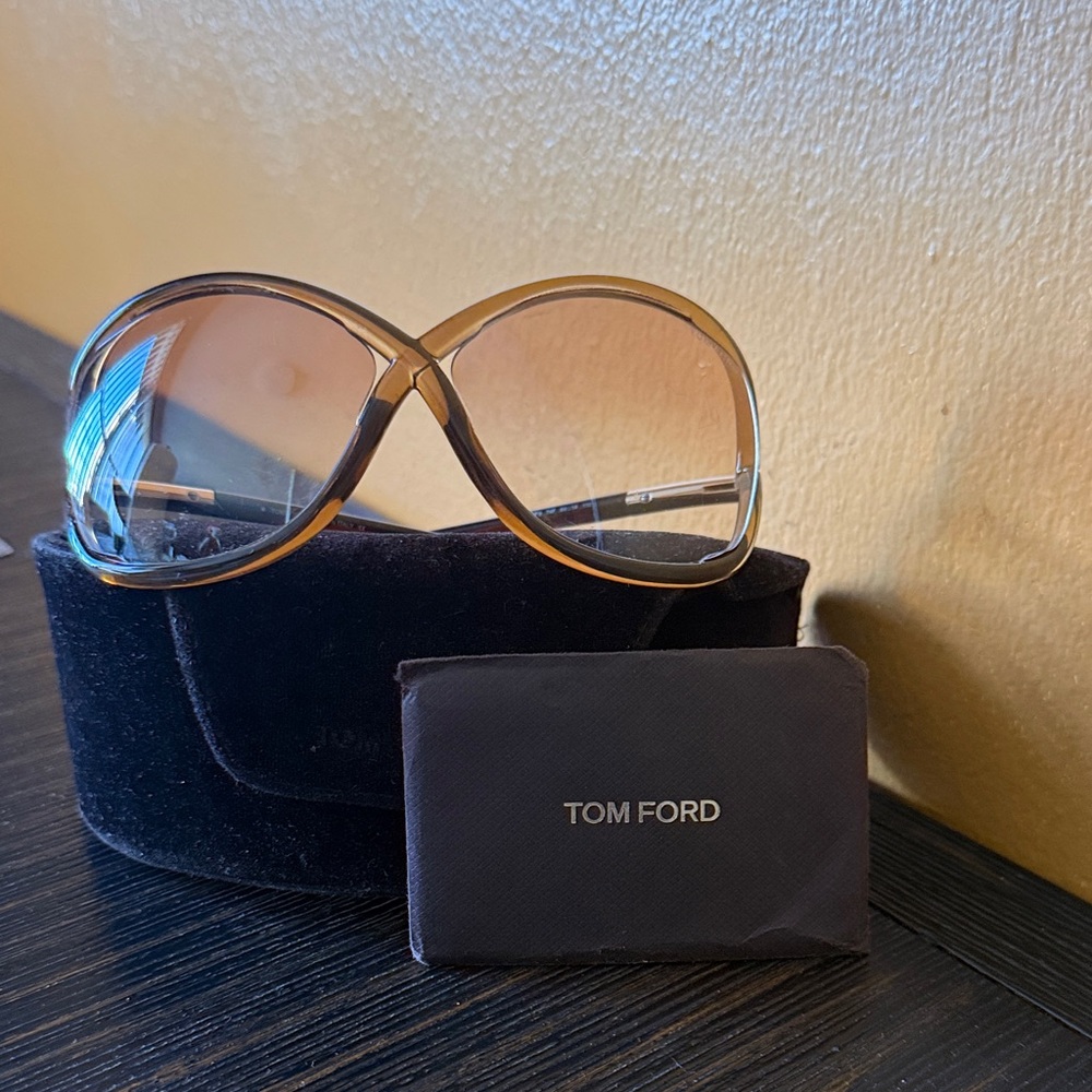 Tom Ford Women's Tan Sunglasses